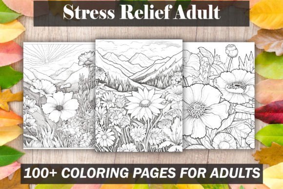 Download Stress Relief Adult Coloring Pages - Coloring pages Collection