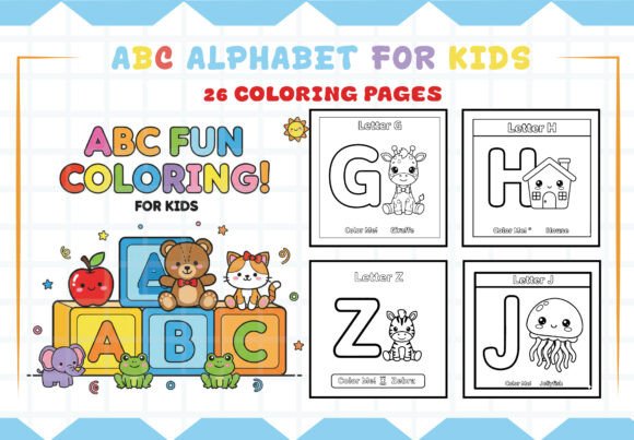 Download ABC Alphabet Coloring Pages for Kids - Coloring pages Collection