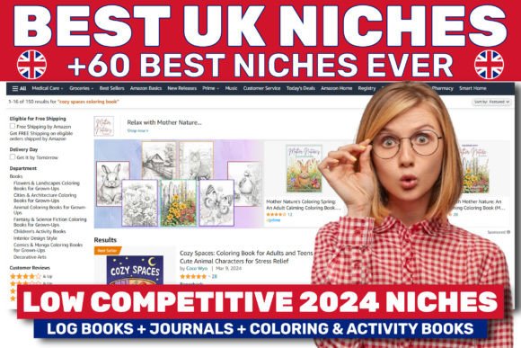Download +60 KDP NICHES LOW COMPETITIVE 2024 - UK - Niches Collection