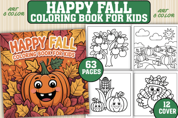 Download 63 Happy Fall Coloring Pages for Kids - Coloring pages Collection
