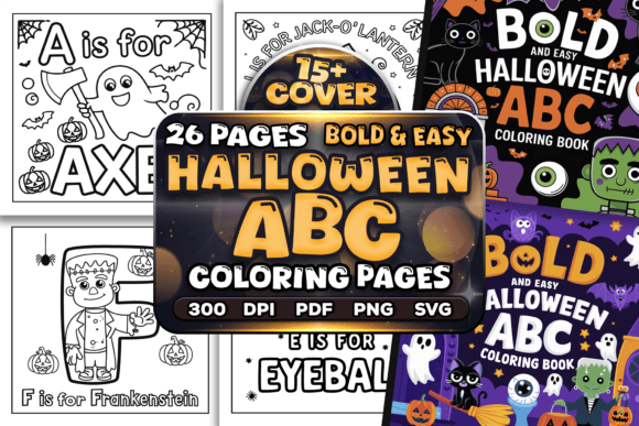 Download Halloween ABC Alphabet Coloring Pages - Coloring pages Collection