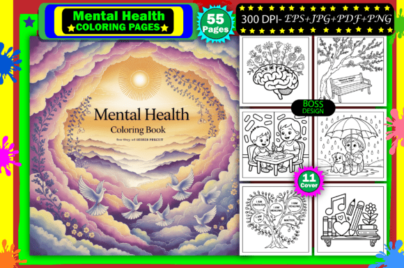 Download Mental Health Coloring Pages for Adults - Coloring pages Collection