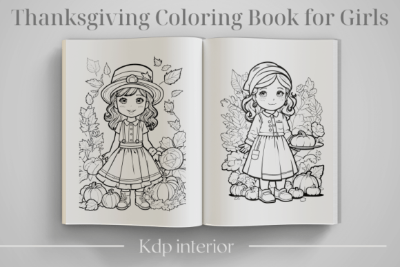 Download Thanksgiving Coloring Book for Girls - Thanksgiving coloring book Collection