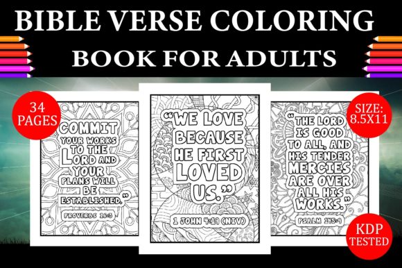 Download Bible Verse Coloring Book for Adults V.2 - Bible Collection