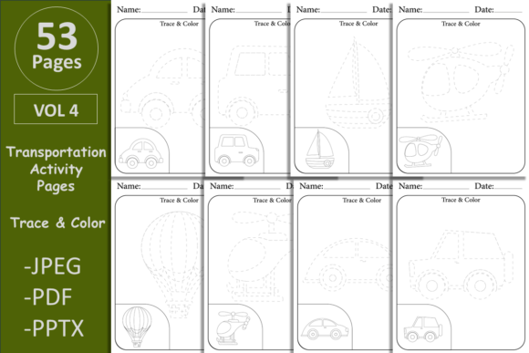 Download Transportation Tracing &amp; Coloring Pages - Coloring pages Collection