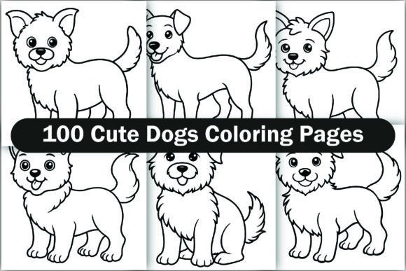 Download Cute Dogs Coloring Pages - Premium Resources