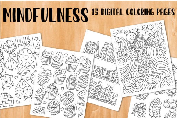 Download Mindfulness Coloring Pages Bundle 2 - Coloring pages Collection