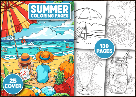 Download Happy Summer Coloring Pages for Kids - Coloring pages Collection
