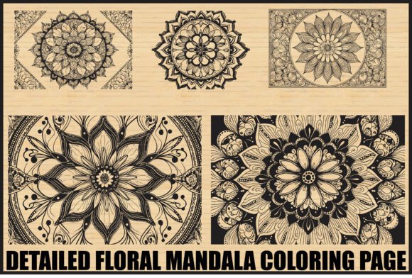 Download Intricate Mandala Coloring Pages Set - Coloring pages Collection