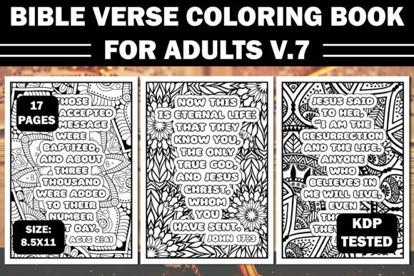 Download Bible Verse Coloring Book for Adults V.7 - Bible Collection