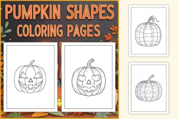 Download Pumpkin Shapes Coloring Pages - Coloring pages Collection