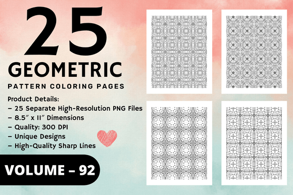 Download Adult Geometric Pattern Coloring Pages - Coloring pages Collection