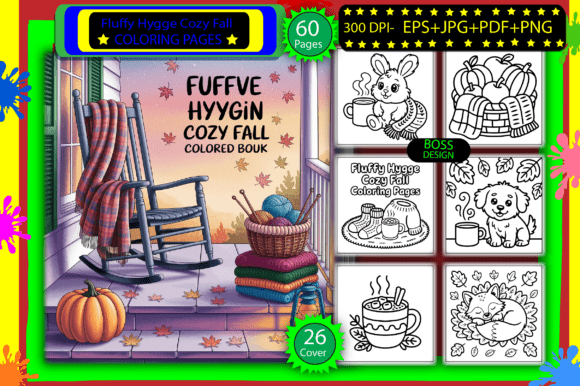 Download 🌰 Fluffy Hygge Cozy Fall Coloring Pages - Coloring pages Collection