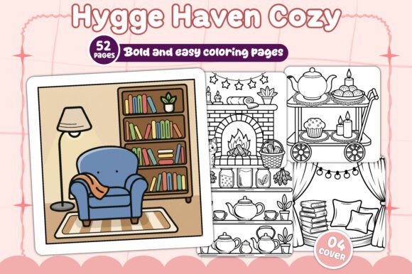 Download Hygge Haven Cozy Coloring Pages - Coloring pages Collection