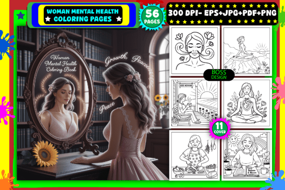 Download Woman Mental Health Coloring Pages - Coloring pages Collection