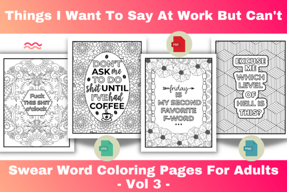 Download Swear Word Coloring Pages for Adults - Coloring pages Collection