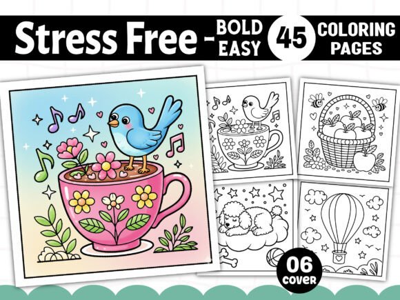 Download Bold Easy Stress Relief Coloring Pages - Coloring pages Collection
