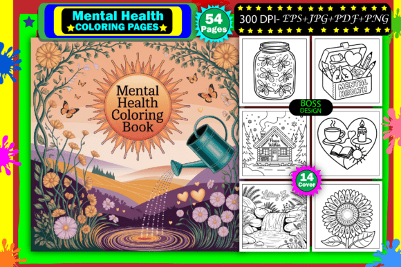 Download Mental Health Coloring Pages for Adults - Coloring pages Collection