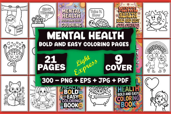 Download Mental Health Coloring Pages for Adults - Coloring pages Collection