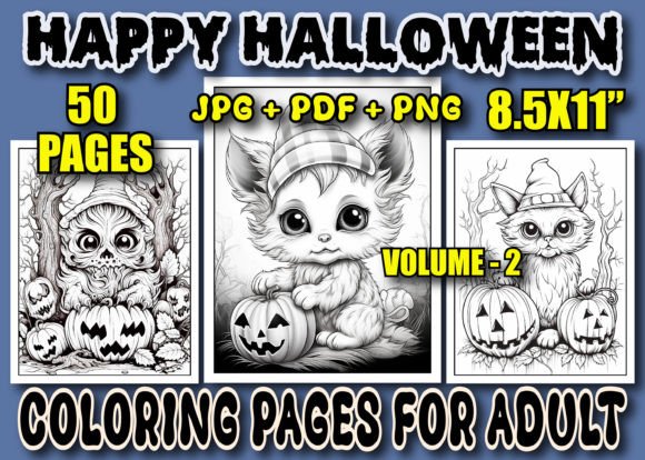 Download 50 Happy Halloween Coloring Pages - Coloring pages Collection