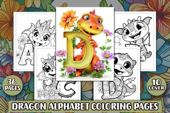 Download Dragon Alphabet Coloring Pages for Kids - Coloring pages Collection
