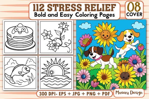 Download Bold &amp; Easy Stress Relief Coloring Pages - Coloring pages Collection