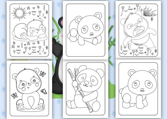 Download Cute Panda Coloring Pages for Kids - Coloring pages Collection