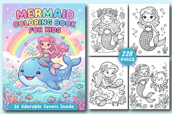 Download Mermaid Coloring Pages for Kids - Coloring pages Collection