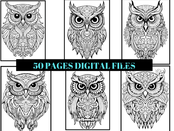 Download Enchanting Owl-Themed Coloring Pages - Coloring pages Collection