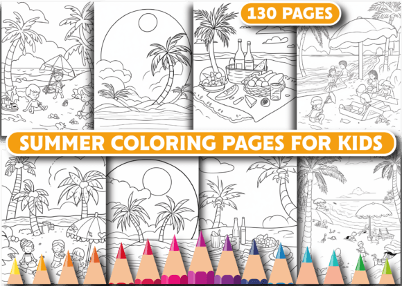 Download Summer Coloring Pages for Kids - Coloring pages Collection