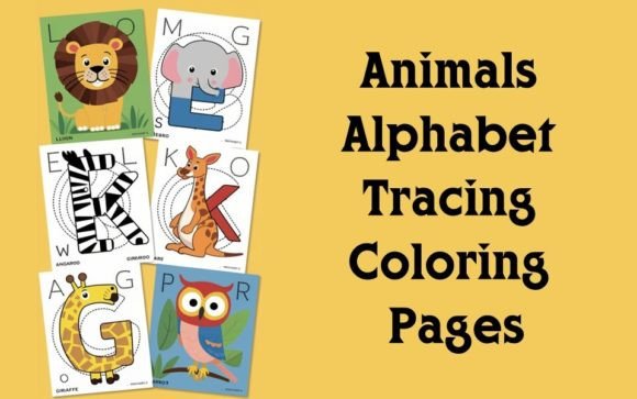 Download Animals Alphabet Tracing Coloring Pages - Coloring pages Collection