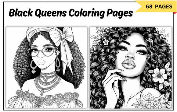 Download Black Queens Coloring Pages - Coloring pages Collection