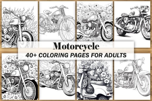 Download Motorcycle Coloring Pages for Adults - Coloring pages Collection