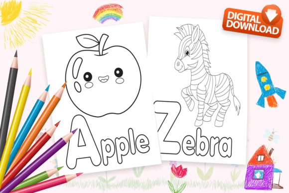 Download ABC Alphabet Coloring Pages for Kids 2-4 - Coloring pages Collection