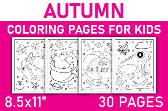 Download Autumn Coloring Pages for Kids Volume-8 - Coloring pages Collection