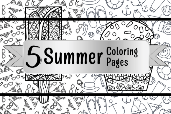Download Summer Coloring Pages with Ice Cream - Coloring pages Collection