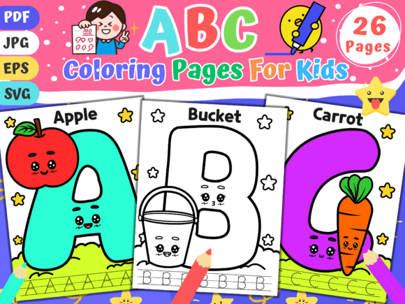 Download ABC Alphabet Coloring Pages for Kids - Coloring pages Collection