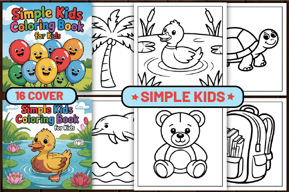 Download 70 Simple Kids Coloring Pages for Kids - Coloring pages Collection