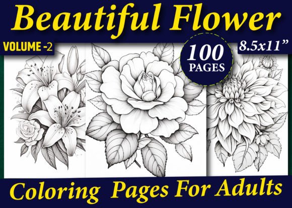 Download 100+ Beautiful Flower Coloring Pages - Coloring pages Collection