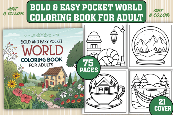 Download Bold &amp; Easy Pocket World Coloring Pages - Coloring pages Collection
