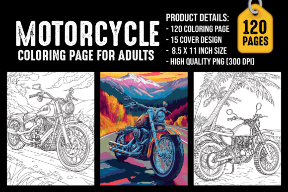 Download Motorcycle Coloring Pages for Adults - Coloring pages Collection