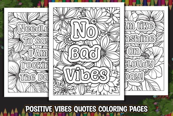 Download Positive Vibes Quotes Coloring Pages - Coloring pages Collection