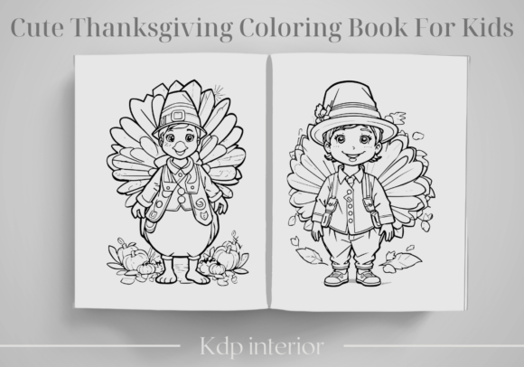 Download Cute Thanksgiving Coloring Book for Kids - Thanksgiving coloring book Collection
