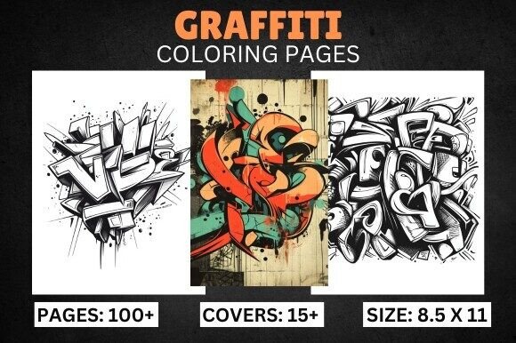 Download 100+ Graffiti Coloring Pages - Coloring pages Collection