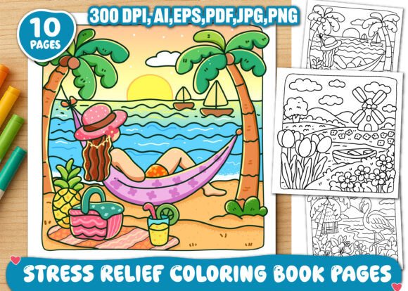Download Stress Relief Adult Coloring Book Pages - Stress relief adult Collection