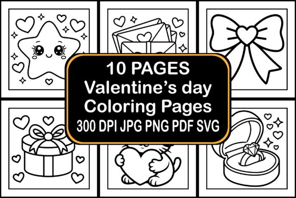 Download 10 Valentine’s Day Coloring Pages - Coloring pages Collection