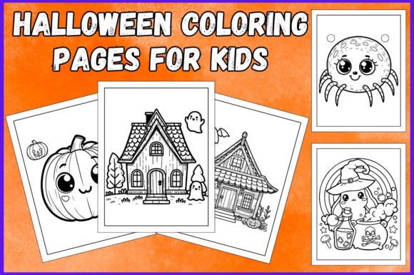 Download Cute Halloween Coloring Pages for Kids - Coloring pages Collection