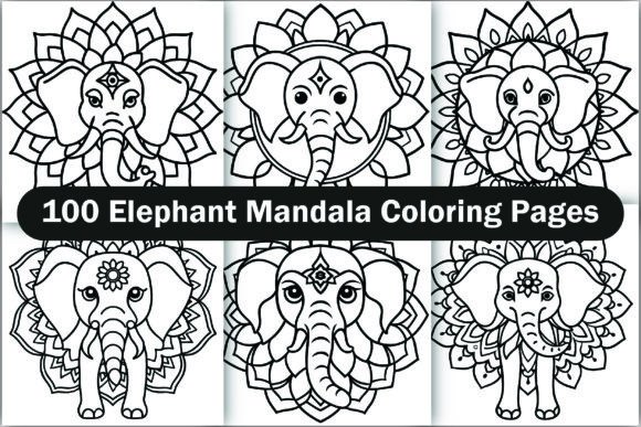 Download Elephant Mandala Coloring Pages - Premium Resources