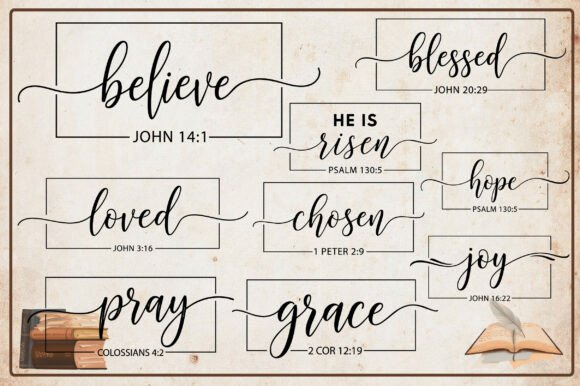 Download Bible Verses SVG Bundle, God SVG Quotes - Bible Collection