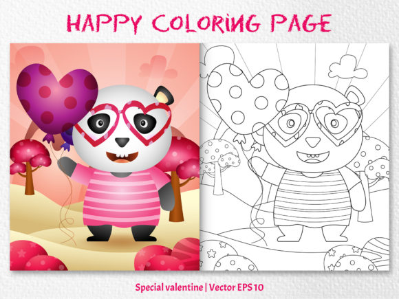 Download A Cute Panda - Coloring Pages - Coloring pages Collection